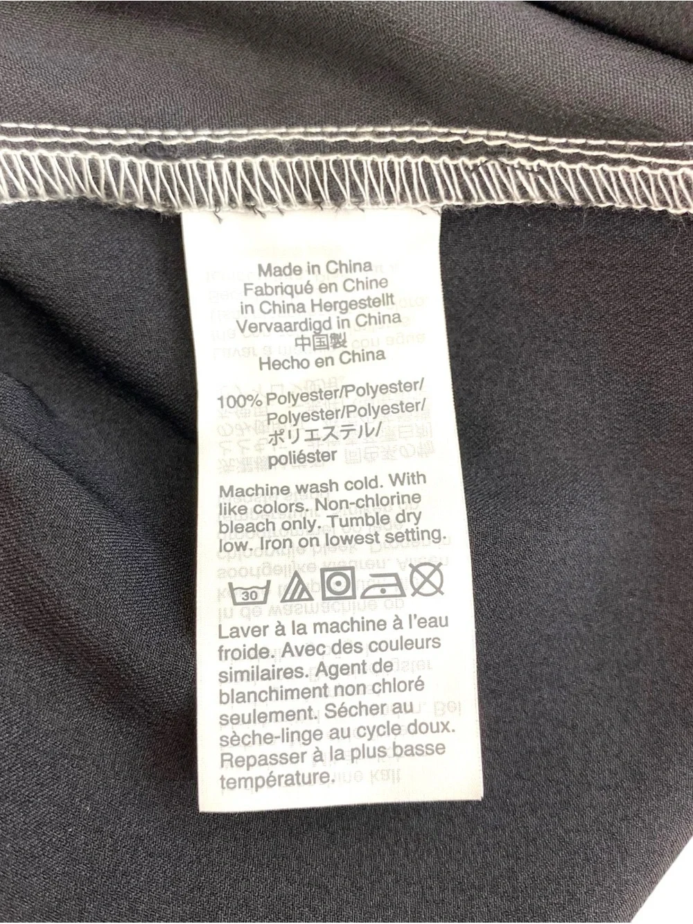 J Crew Stratus Pant in Black Satin Elastic Waist Women's Sz 4 - Picture 9 of 9